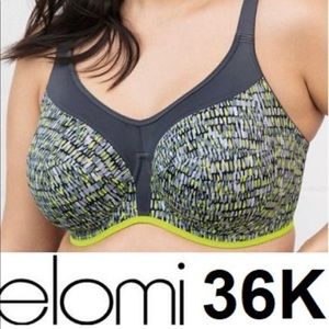 Elomi geometric sports bra